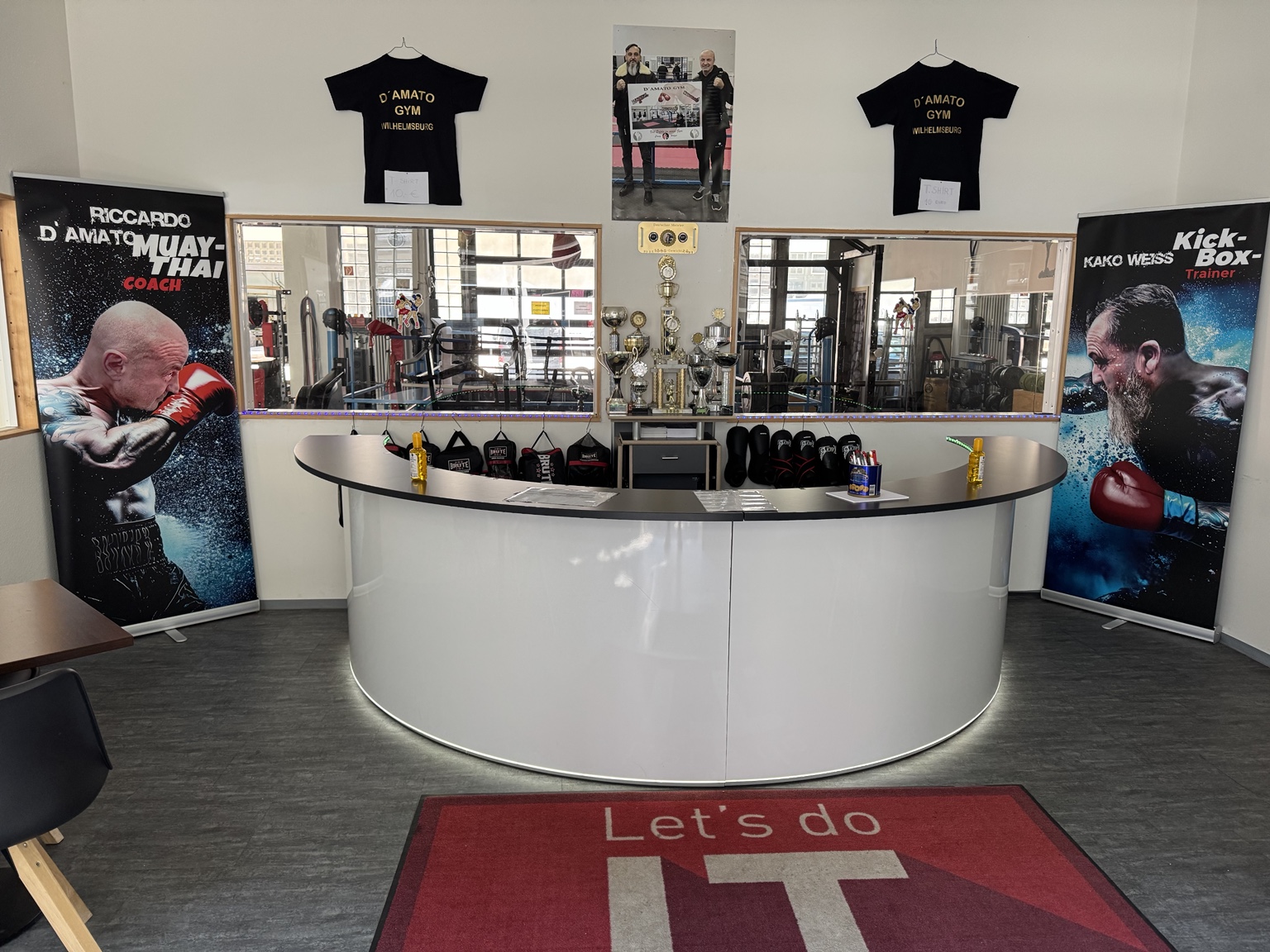 Empfangsbereich des D’Amato Gym